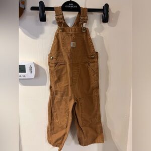 Carhartt Kids Overalls in Tan